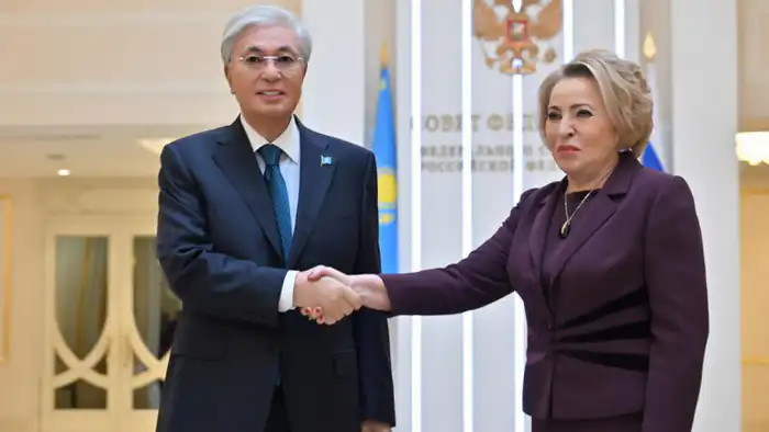 Токаев и Матвиенко обсудили ключевые вопросы сотрудничества на встрече в Москве