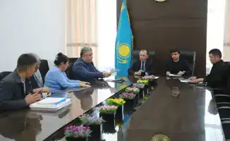 Строительство канализации в Сарыагашском районе Туркестана