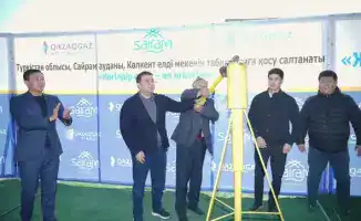 Газификация Көлкент Сайрамского района 3000 абонентов уровень 88 процентов