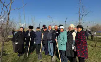 Глобальная инициатива по озеленению: Алматы высаживает деревья в Наурызбайском районе
