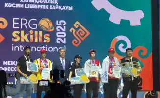 Костанайские студенты занимают 3-е место на международном конкурсе ERG Skills International-2025 в Павлодарской области