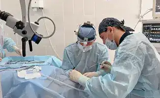 В Караганде успешно проведена первая операция по протезированию слуховой косточки