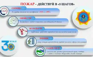 Пожар? Запомни алгоритм спасения от МЧС!