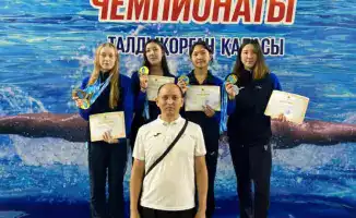 Новый национальный рекорд Казахстана в эстафете 4×200 метров вольным стилем