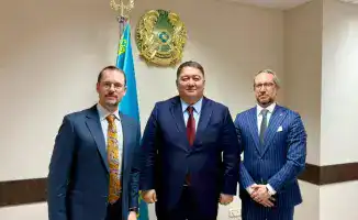 Встреча Вице-министра транспорта с делегацией Европейского инвестиционного банка обсуждение транспортной инфраструктуры Казахстана