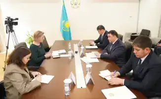 Встреча акима Туркестанской области с послом Великобритании