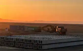 Строительство моста через реку Тебиске началось в Аксуатском районе