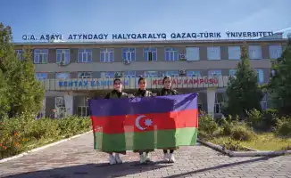 Международное сотрудничество: студенты из Азербайджана и Кыргызстана изучают казахский язык в Туркестане