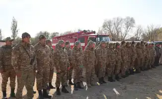 В Сауранском районе прошли учения по предупреждению паводков