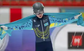 Богдан Вехов завоевал две золотые медали на Кубке мира по шорт-треку в Астане