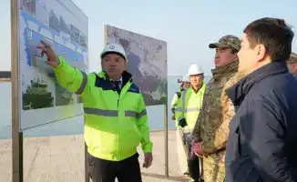 Чингис Аринов посетил «Теңіз жасағы» в море