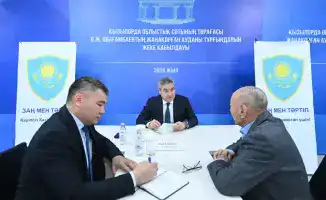 Обсуждение социальных вопросов на приеме граждан в Жанакорганском районе