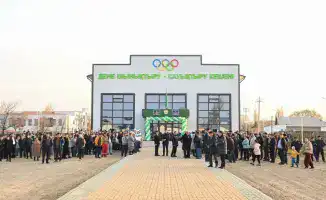 В Шиелийском районе открыт новый физкультурно-оздоровительный комплекс