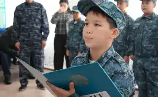 В Бухар-Жырауском районе открыли класс «Жас сақшы» для воспитания юных защитников порядка