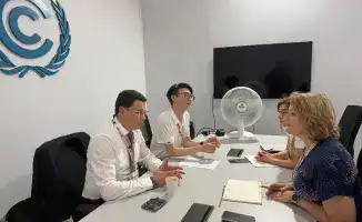 Встреча вице-министра Казахстана с главой отдела ООН обсуждение климатических инициатив и Парижского соглашения