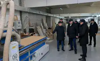 Поддержка отечественного производства: Аким области посетил ТОО "Solo – интерьер"