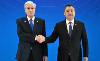 Президент Казахстана Касым-Жомарт Токаев прибыл в резиденцию 'Ынтымак Ордо' в Бишкеке для участия в заседании Совета коллективной безопасности ОДКБ.