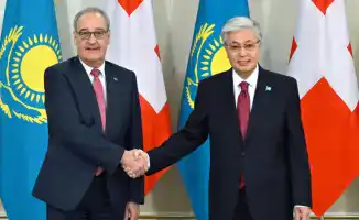 Токаев и вице-президент Швейцарии Ги Пармелан обсудили двусторонние отношения и сотрудничество