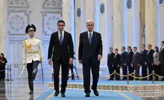 Токаев и президент Туркменистана обсудили двусторонние отношения в рамках государственного визита в Казахстан