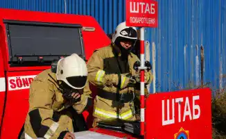 Шымкент: Учения по гражданской защите в зимнем формате