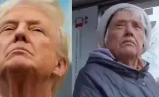 В Пермь сняли на видео пенсионерку, поразительно похожую на Дональда Трампа: видео стало вирусным в сети