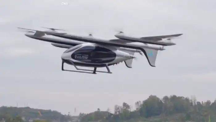 Китайский eVTOL успешно прошел испытания в грузовых перевозках