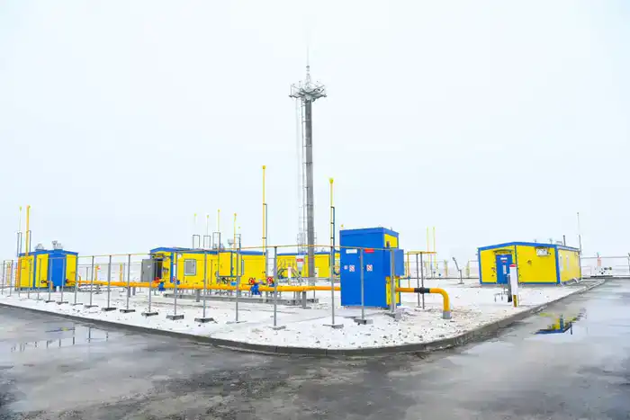 Подключение природного газа в Камыстыбасе Аральского района автоматическая газораспределительная станция