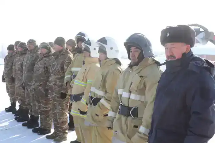 В регионах Казахстана продолжается развитие сети добровольных пунктов пожаротушения (10)