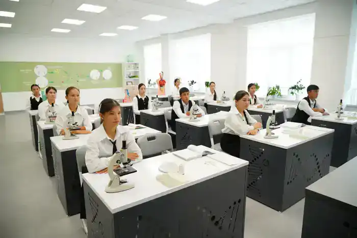 В ТУРКЕСТАНСКОЙ ОБЛАСТИ В РАМКАХ ПРОЕКТА «ШКОЛЫ БУДУЩЕГО» БЫЛО ВВЕДЕНО В ЭКСПЛУАТАЦИЮ 28 НОВЫХ ШКОЛ (4)