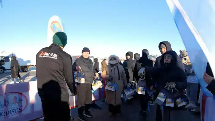 Сплочение сообщества: более 700 астанчан участвуют в новогоднем забеге на 5 километров