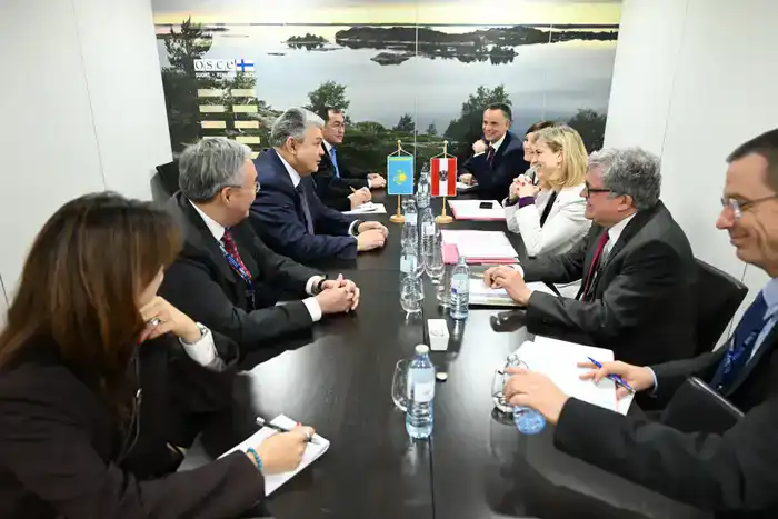 Глава МИД Казахстана провёл ряд двусторонних встреч с министрами иностранных дел государств-членов ОБСЕ (4)
