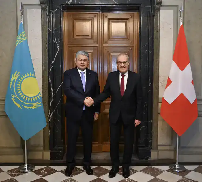 Переговоры министра иностранных дел Казахстана и вице-президента Швейцарии о экономическом сотрудничестве