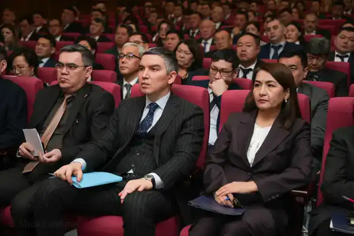 Под председательством Министра юстиции Республики Казахстан Ерлана Сарсембаева состоялось расширенное заседание коллегии Министерства юстиции (6)