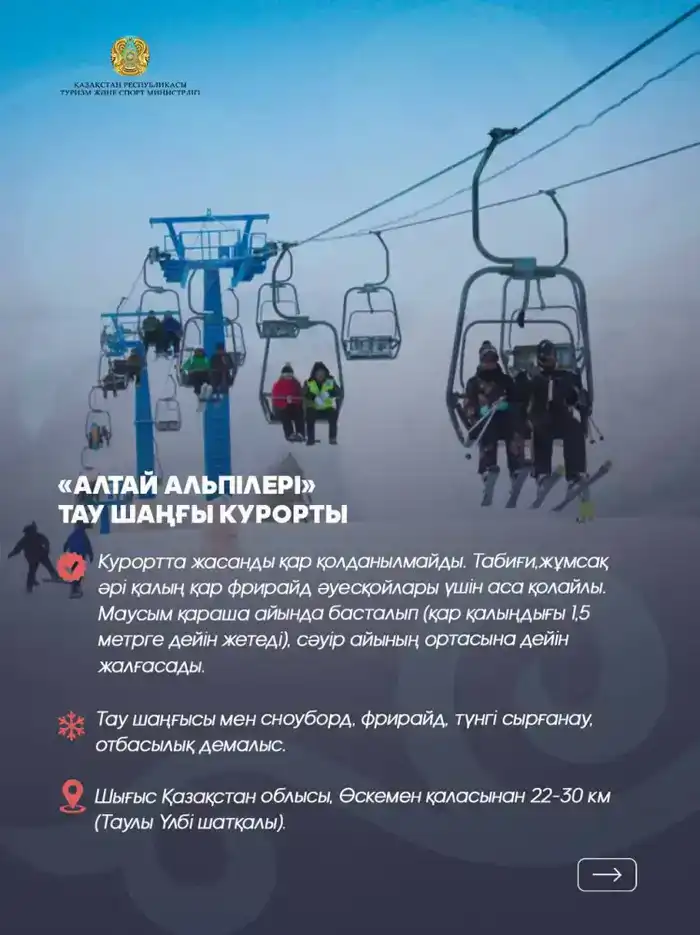 Зимняя сказка Восточного Казахстана: 7 направлений для волшебного отдыха