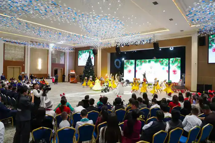 В ТУРКЕСТАНЕ ПРОШЛО НОВОГОДНЕЕ МЕРОПРИЯТИЕ «ШЕКСІЗ ӘЛЕМ» (3)