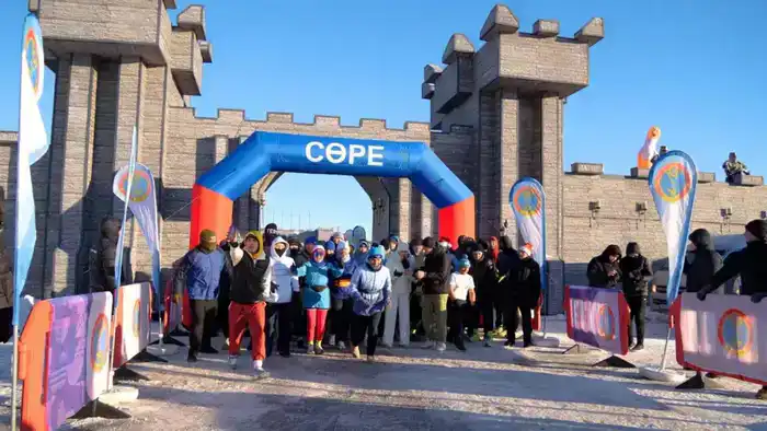 Более 700 астанчан приняли участие в новогоднем забеге (5)