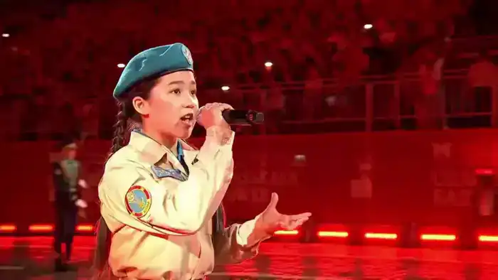 Воспитанница детской студии «Жас сарбаз» стала третьей в конкурсе «Голос. Дети» (5)