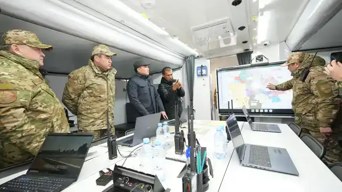 Материально-техническая база МЧС в Шымкенте усилена новым ангарным комплексом (9)