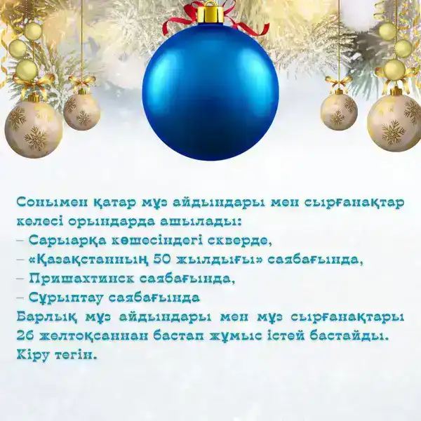 Караганда готовится к Новому году: главную ёлку города зажгут 26 декабря (6)