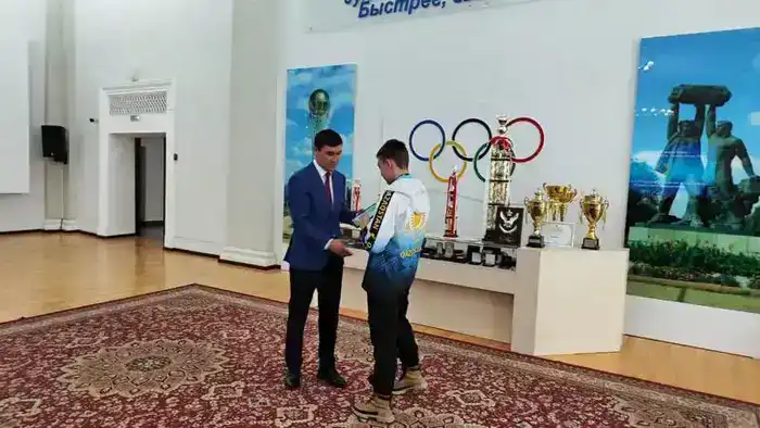 В Карагандинской области чествовали победителей мировых первенств (10)