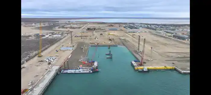 Дноуглубительные работы в порту Курык от ERSAI для круглогодичной навигации