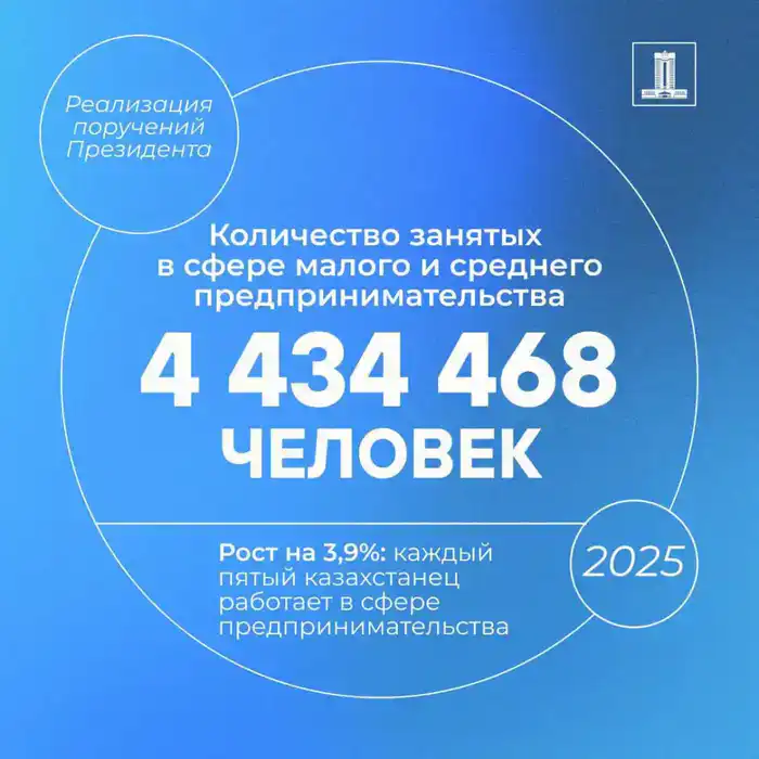 Каждый пятый казахстанец занят в бизнесе