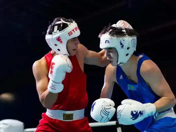 Боксерские поединки в Алматы: Юниоры сражаются за медали чемпионата Казахстана