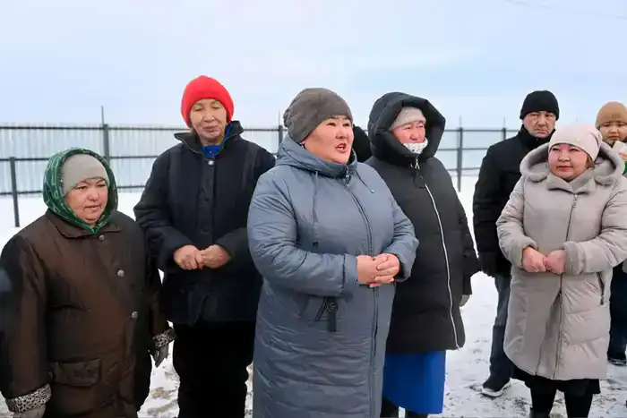В поселке Шаган запущен центральный водопровод (8)