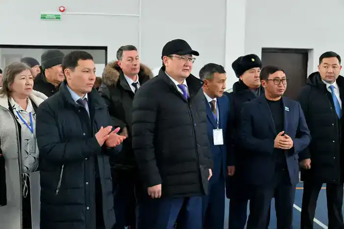 Состоялось открытие спортивного комплекса в селе Алгабас (7)