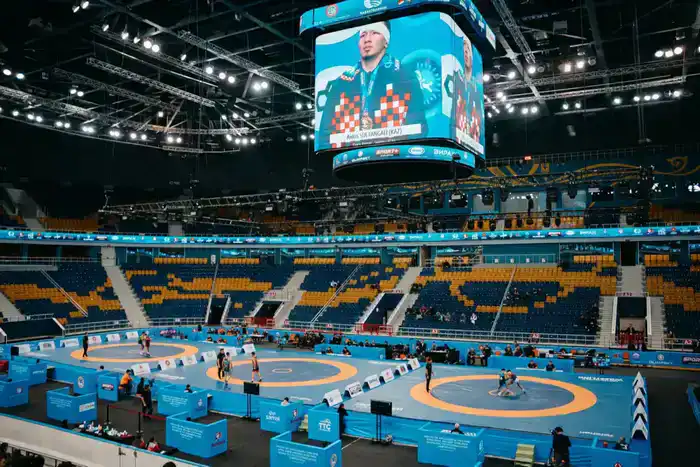 Чемпионат по борьбе прошел в Алматы