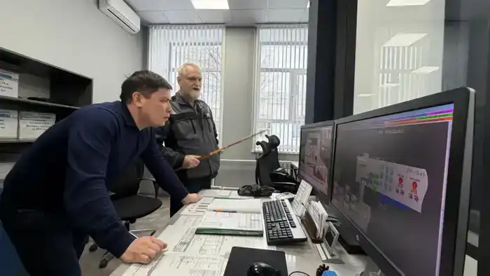 Вице-министр по чрезвычайным ситуациям посетил шахту имени Костенко с рабочим визитом (2)