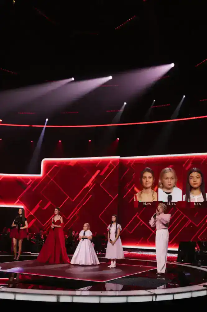 Воспитанница детской студии «Жас сарбаз» стала третьей в конкурсе «Голос. Дети» (2)