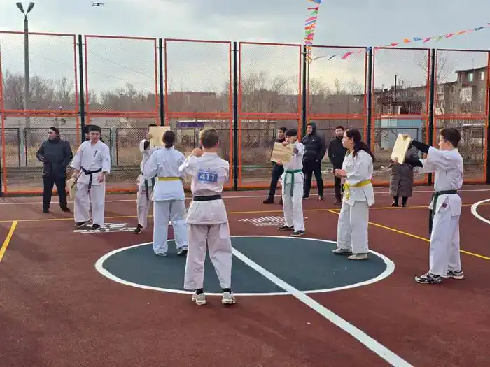 В Темиртау открыли 30 современных спортивных площадок для школьников (8)