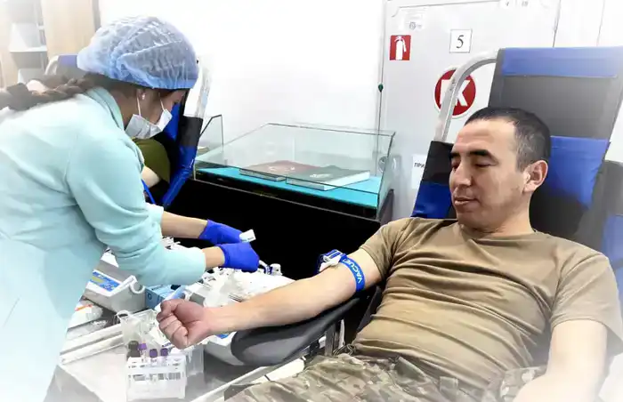 Донорская акция в Национальном университете обороны: 110 военнослужащих поддержали медицинские организации